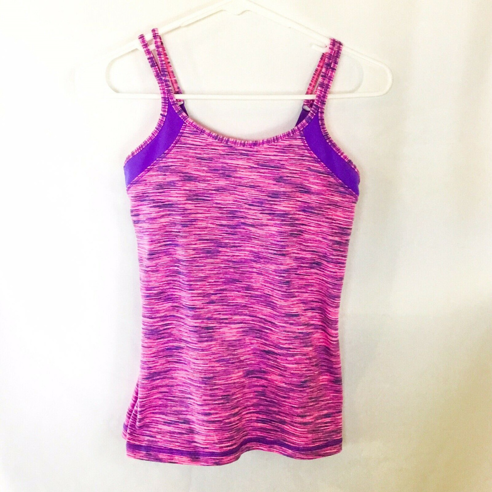 Ivivva 14 Top Adjustable Straps Purple Pink Tank